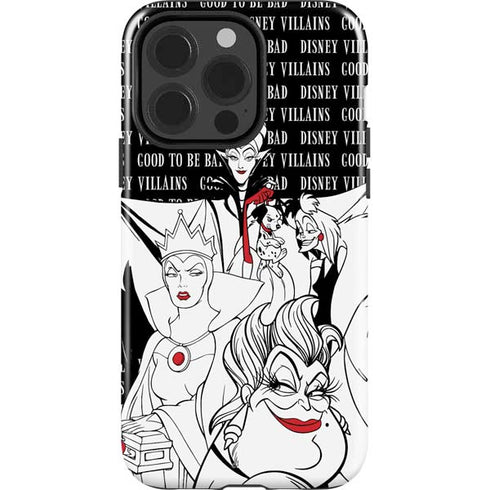 Disney Villains Characters Art iPhone 15 Pro Impact Case